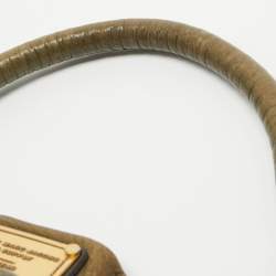 Pre Owned Marc by Marc Jacobs Olive Green Leather Classic Q Hillier Hobo