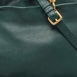 Marc by Marc Jacobs Green Leather Large Too Hot To Handle Tote