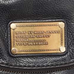 Pre Owned Marc by Marc Jacobs Black Leather Classic Q Natasha Shoulder Bag