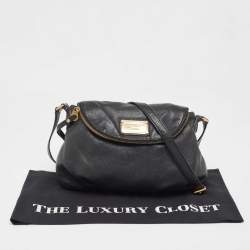 Pre Owned Marc by Marc Jacobs Black Leather Classic Q Natasha Shoulder Bag