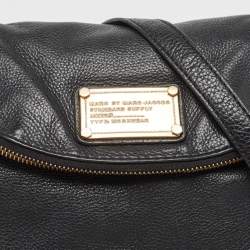 Pre Owned Marc by Marc Jacobs Black Leather Classic Q Natasha Shoulder Bag