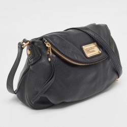 Pre Owned Marc by Marc Jacobs Black Leather Classic Q Natasha Shoulder Bag