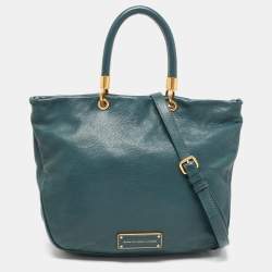 Marc by Marc Jacobs Green Leather Too Hot to Handle Tote