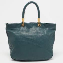 Marc by Marc Jacobs Green Leather Too Hot to Handle Tote