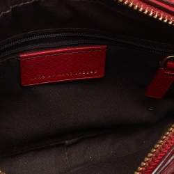 Pre Owned Marc by Marc Jacobs Red Leather Crossbody Bag