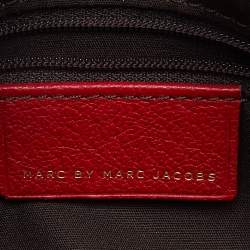 Pre Owned Marc by Marc Jacobs Red Leather Crossbody Bag
