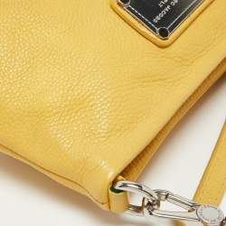 Marc by Marc Jacobs Yellow Leather Classic Q Percy Crossbody Bag