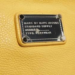 Marc by Marc Jacobs Yellow Leather Classic Q Percy Crossbody Bag