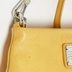 Marc by Marc Jacobs Yellow Leather Classic Q Percy Crossbody Bag