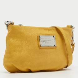 Marc by Marc Jacobs Yellow Leather Classic Q Percy Crossbody Bag