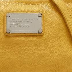 Marc by Marc Jacobs Yellow Leather Classic Q Percy Crossbody Bag