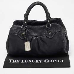 مملوكة مسبقًا Marc by Marc Jacobs Black Leather Classic Q Groovee Satchel