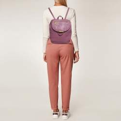Marc by Marc Jacobs Purple Leather Backpack