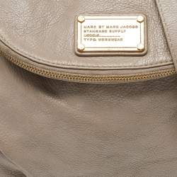 Marc by Marc Jacobs Grey Leather Classic Q Natasha Crossbody Bag