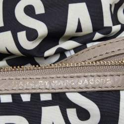 Marc by Marc Jacobs Grey Leather Classic Q Natasha Crossbody Bag