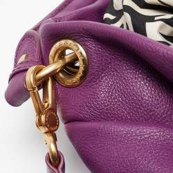 Pre Owned Marc by Marc Jacobs Purple Leather Classic Q Hillier Hobo