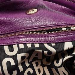 Pre Owned Marc by Marc Jacobs Purple Leather Classic Q Hillier Hobo