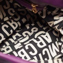 Pre Owned Marc by Marc Jacobs Purple Leather Classic Q Hillier Hobo