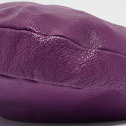 Pre Owned Marc by Marc Jacobs Purple Leather Classic Q Hillier Hobo