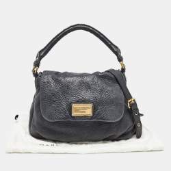 Pre Owned Marc by Marc Jacobs Black Pebbled Leather Classic Q Lil Ukita Bag