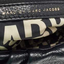 Pre Owned Marc by Marc Jacobs Black Pebbled Leather Classic Q Lil Ukita Bag