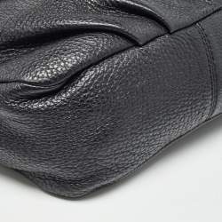 Pre Owned Marc by Marc Jacobs Black Pebbled Leather Classic Q Lil Ukita Bag