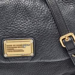 Pre Owned Marc by Marc Jacobs Black Pebbled Leather Classic Q Lil Ukita Bag