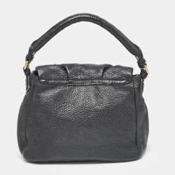 Pre Owned Marc by Marc Jacobs Black Pebbled Leather Classic Q Lil Ukita Bag