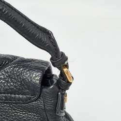 Pre Owned Marc by Marc Jacobs Black Pebbled Leather Classic Q Lil Ukita Bag
