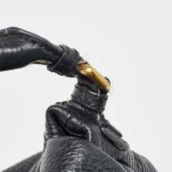 Pre Owned Marc by Marc Jacobs Black Pebbled Leather Classic Q Lil Ukita Bag