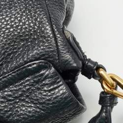 Pre Owned Marc by Marc Jacobs Black Pebbled Leather Classic Q Lil Ukita Bag