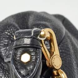 Pre Owned Marc by Marc Jacobs Black Pebbled Leather Classic Q Lil Ukita Bag