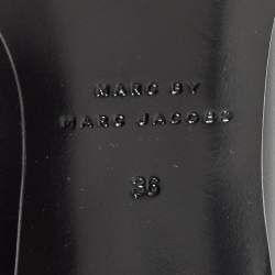 مملوكة مسبقًا Marc by Marc Jacobs Black Leather Ankle Boots Size 36