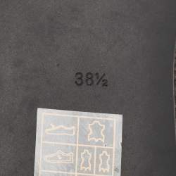 Pre Owned Marc by Marc Jacobs Brown Karung Leather Ballet Flats Size 38.5