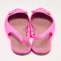 Marc by Marc Jacobs Pink Leather Mouse Slingback Flats Size 37