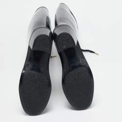 Pre Owned Marc by Marc Jacobs Black Rubber Rain Boots Size 37