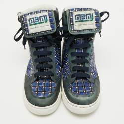 Marc by Marc Jacobs Multicolor Leather High Top Sneakers Size 40