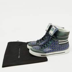 Marc by Marc Jacobs Multicolor Leather High Top Sneakers Size 40