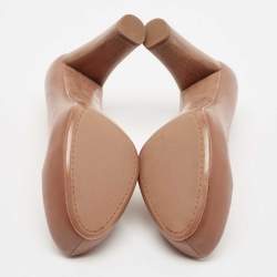 Marc by Marc Jacobs Brown Leather Platform Pumps Size 37