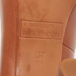 Marc by Marc Jacobs Brown Leather Platform Pumps Size 37
