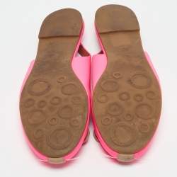 Marc by Marc Jacobs Pink Leather Studded Mouse Slingback Flats Size 37