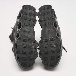 Marc by Marc Jacobs Black Leather snd Mesh Spring Platform High Top Sneakers Size 37