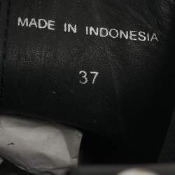 مملوكة مسبقًا Marc by Marc Jacobs Black Suede and leather Studded Graham High Top Sneakers Size 37