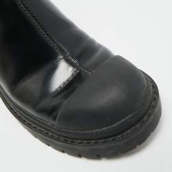 مملوكة مسبقًا Marc by Marc Jacobs Size 39 Black Leather Ankle Length Boots