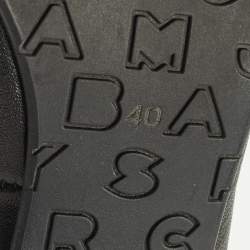 Pre Owned حذاء كعب عالي مارك باي مارك جاكوبس قوس جلد أسود مقاس 40