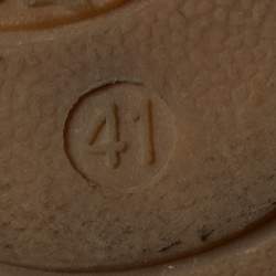 Pre Owned Marc by Marc Jacobs Size 41 Brown Leather High Top Wedge Sneakers