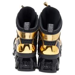 Pre Owned حذاء رياضي مارك باي مارك جاكبس نينجا شبك وجلد أسود مقاس 39