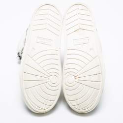 Pre Owned Marc by Marc Jacobs Multicolor Leather And Mesh High Top Sneakers Size 36