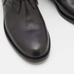 مملوكة مسبقًا Marc by Marc Jacobs Black Leather Lace Up Ankle Length Boots Size 38