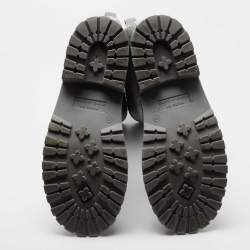 مملوكة مسبقًا Marc by Marc Jacobs Grey Rubber Alphabet Rain Boots Size 39